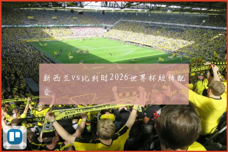 新西兰vs比利时2026世界杯短传配合